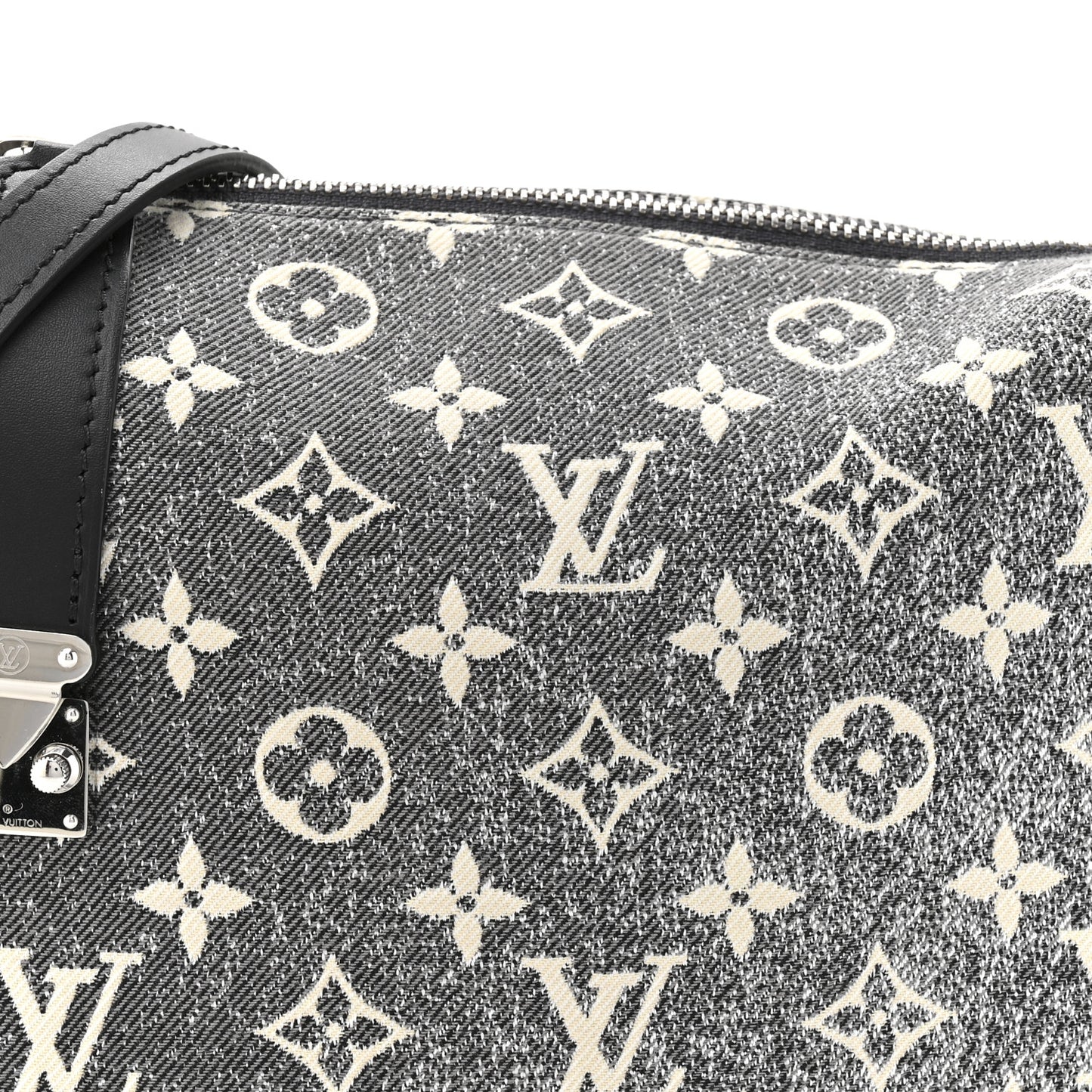 Monogram Jacquard Denim Side Trunk Grey