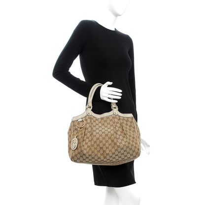Gucci Monogram Medium Sukey Tote Off White 2 of 14