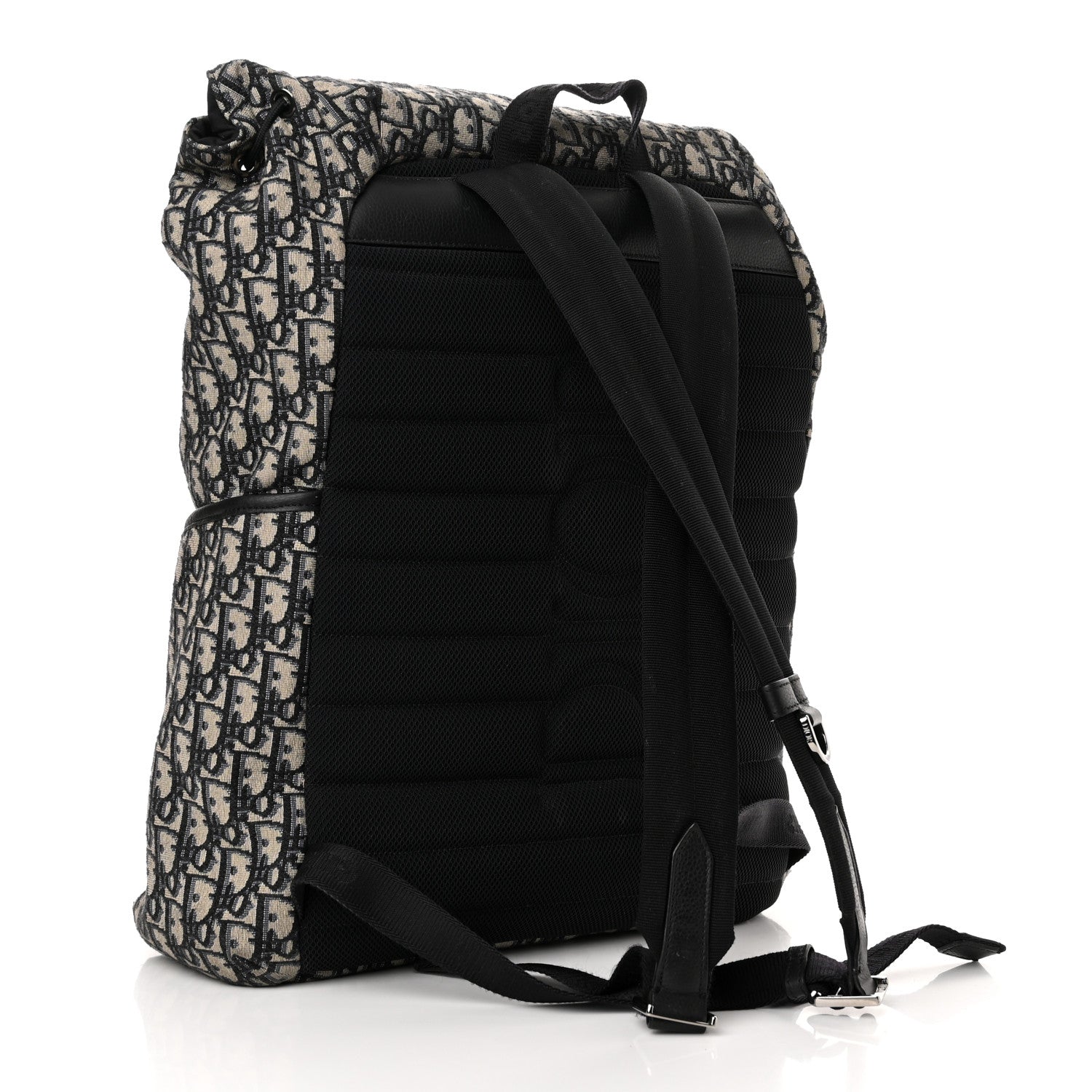 Christian Dior Oblique Explorer Backpack Blue Black 3 of 9