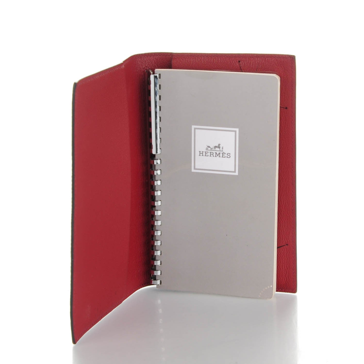Hermes Lizard Vision II Agenda Cover Rouge H 5 of 6