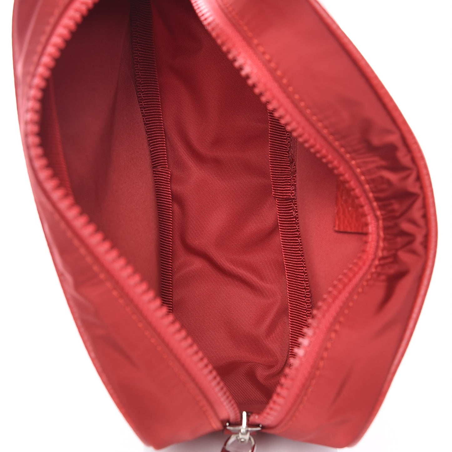 Nylon Monogram Small Dolmias Pouch Vibrant Red