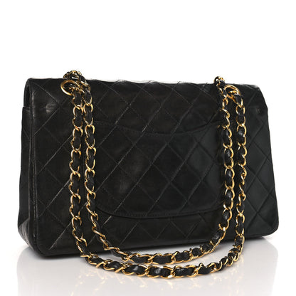 Chanel Lambskin Quilted Medium Double Flap Black 3 of 10