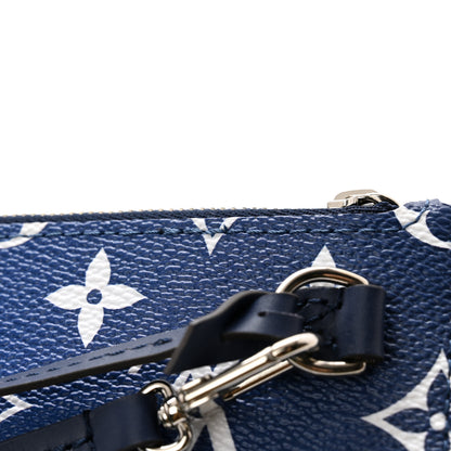 Louis Vuitton Monogram Escale Neverfull MM GM Pochette Blue 8 of 8