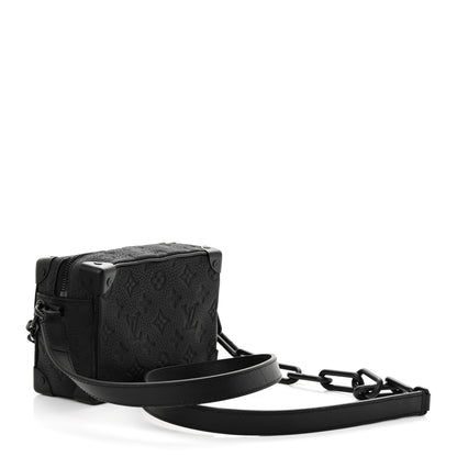 Louis Vuitton Taurillon Monogram Mini Soft Trunk Black 2 of 9