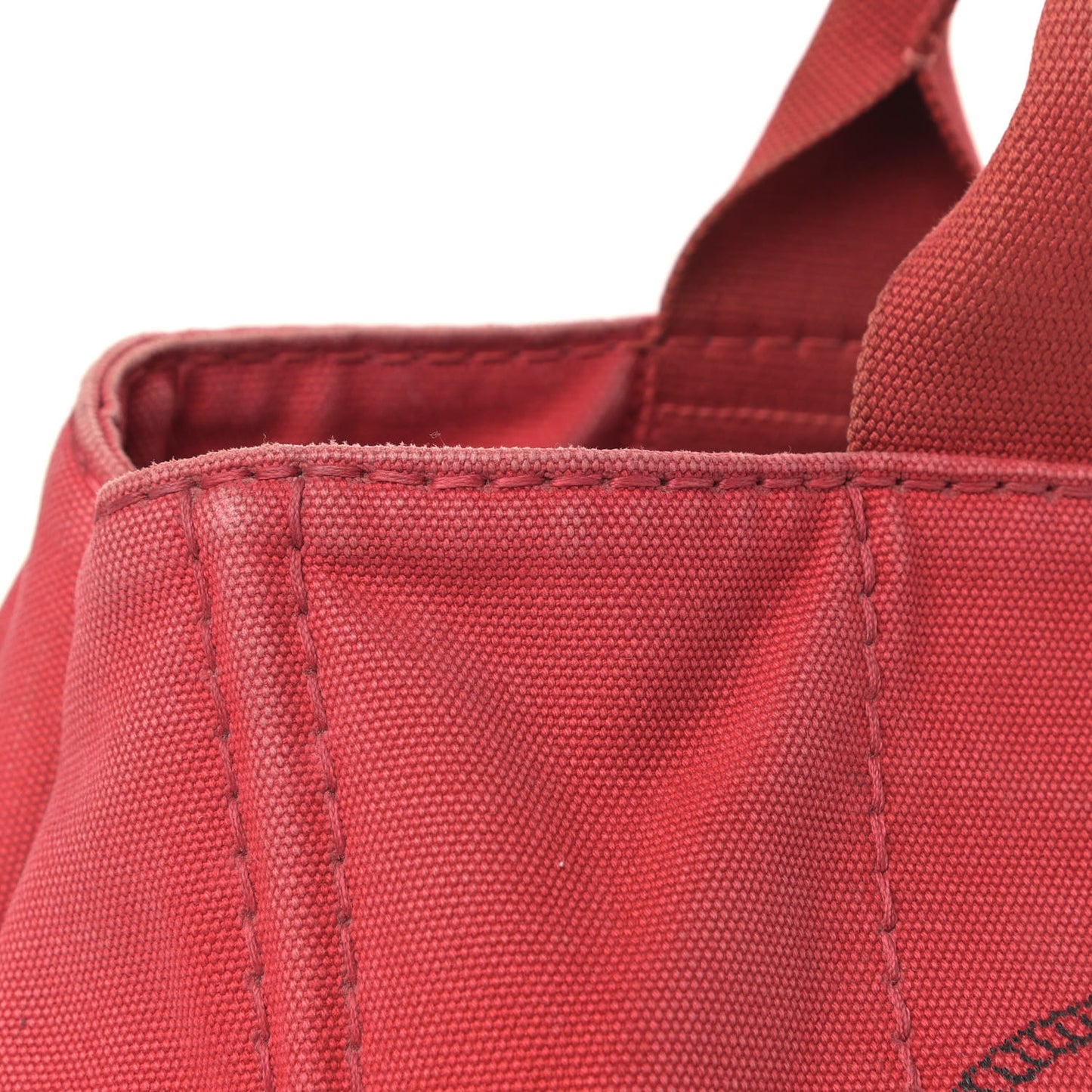 Canapa Logo Shopping Tote Rosso