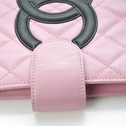 Chanel Calfskin Quilted Small Cambon Agenda Planner Pink 14 of 16
