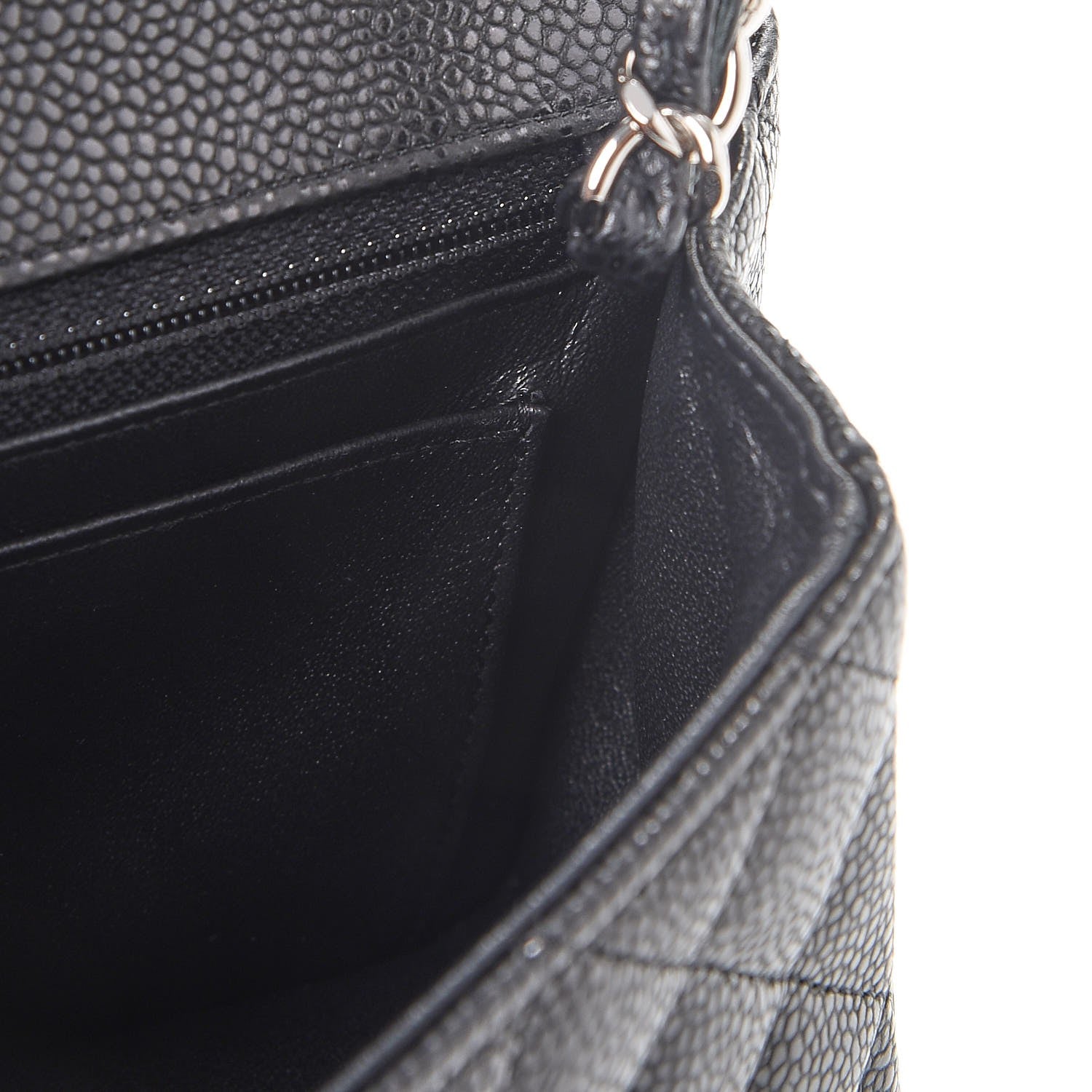 Chanel Caviar Quilted Mini Rectangular Flap Black 9 of 10