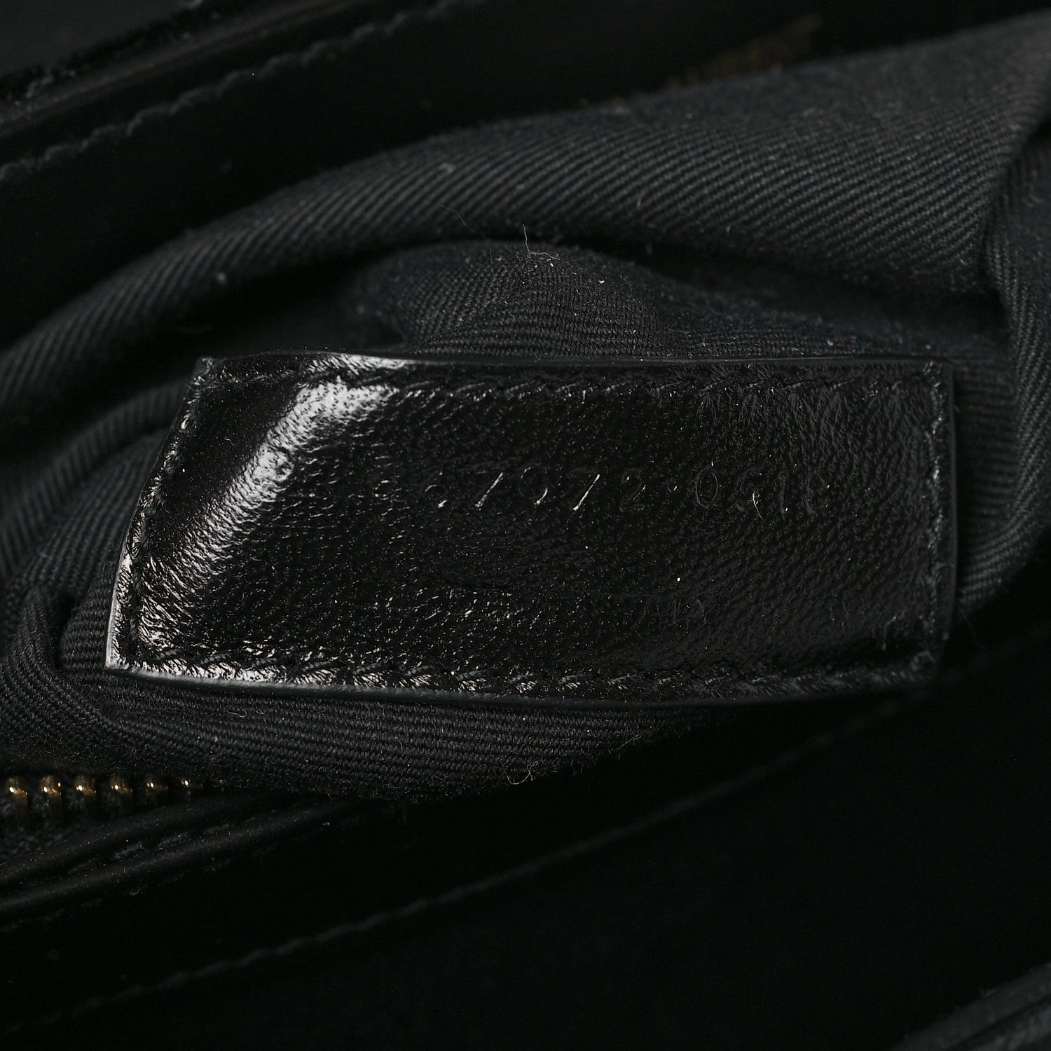Saint Laurent Velvet Y Quilted Monogram Toy Loulou Chain Satchel French Black 7 of 9