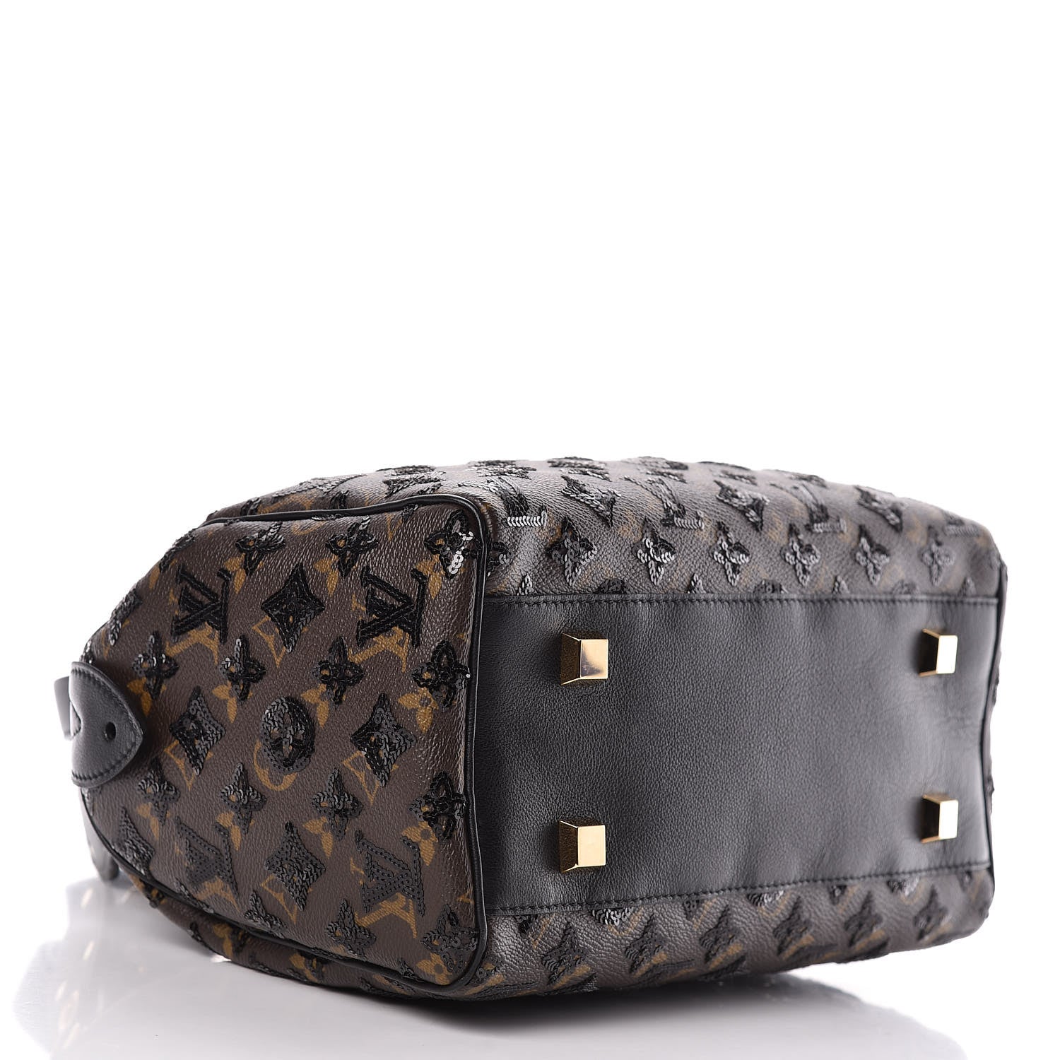 Louis Vuitton Monogram Sequins Eclipse Speedy 28 Black 4 of 11