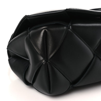 Bottega Veneta Nappa Intreccio Padded Top Handle Shoulder Bag Black 7 of 8