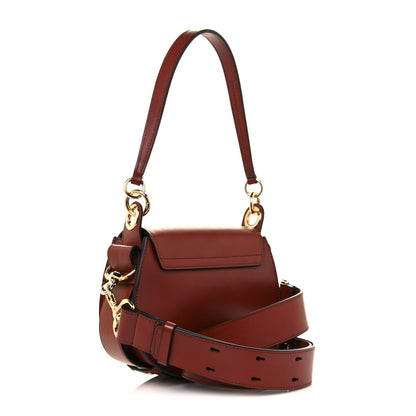 Chloe Calfskin Small Tess Bag Sepia Brown 3 of 14