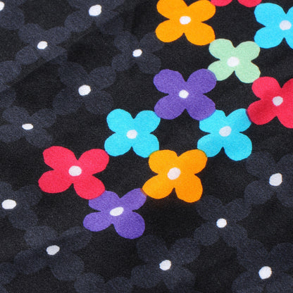 Louis Vuitton Silk Farandole Square Scarf Black 5 of 9