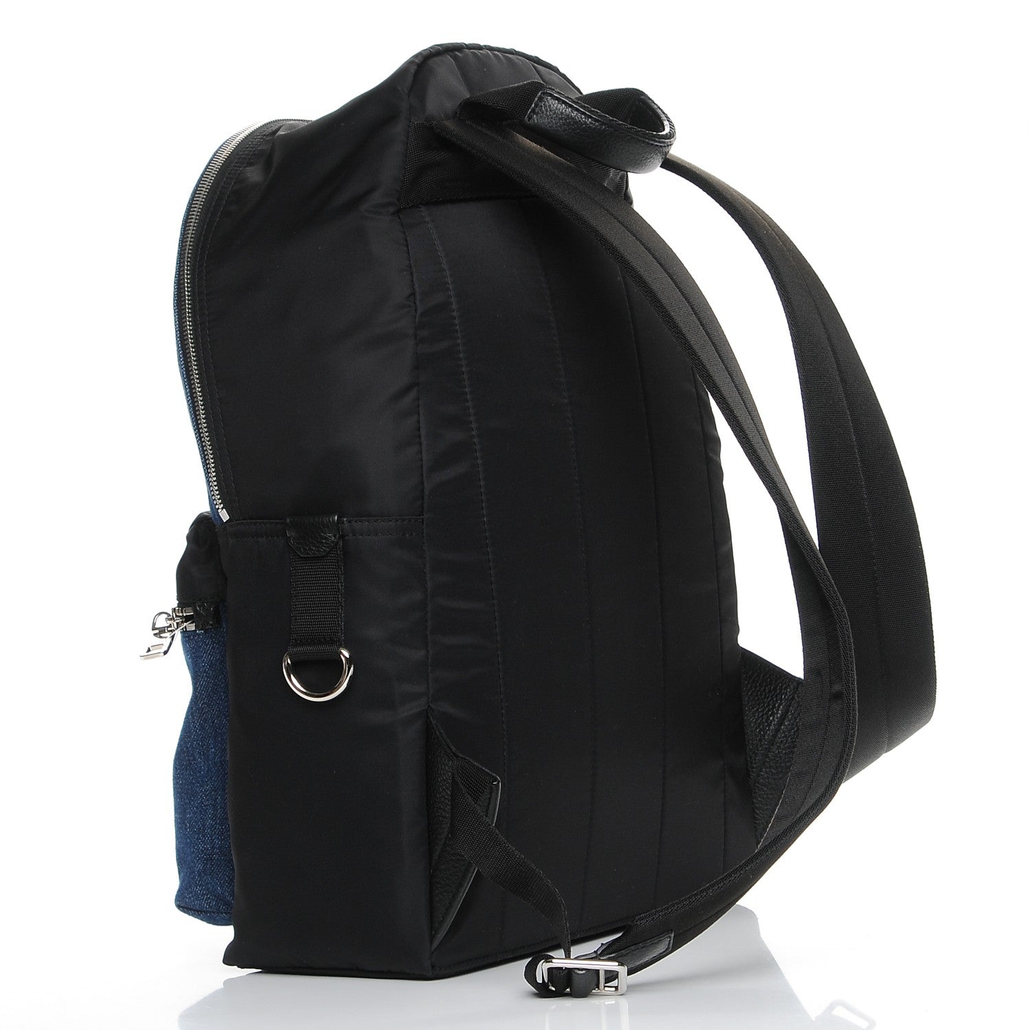 Dolce & Gabbana Denim Patched Volcano Backpack Black 3 of 7