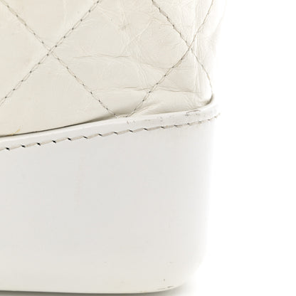 Chanel Aged Calfskin Quilted Small Gabrielle Backpack White 11 of 16