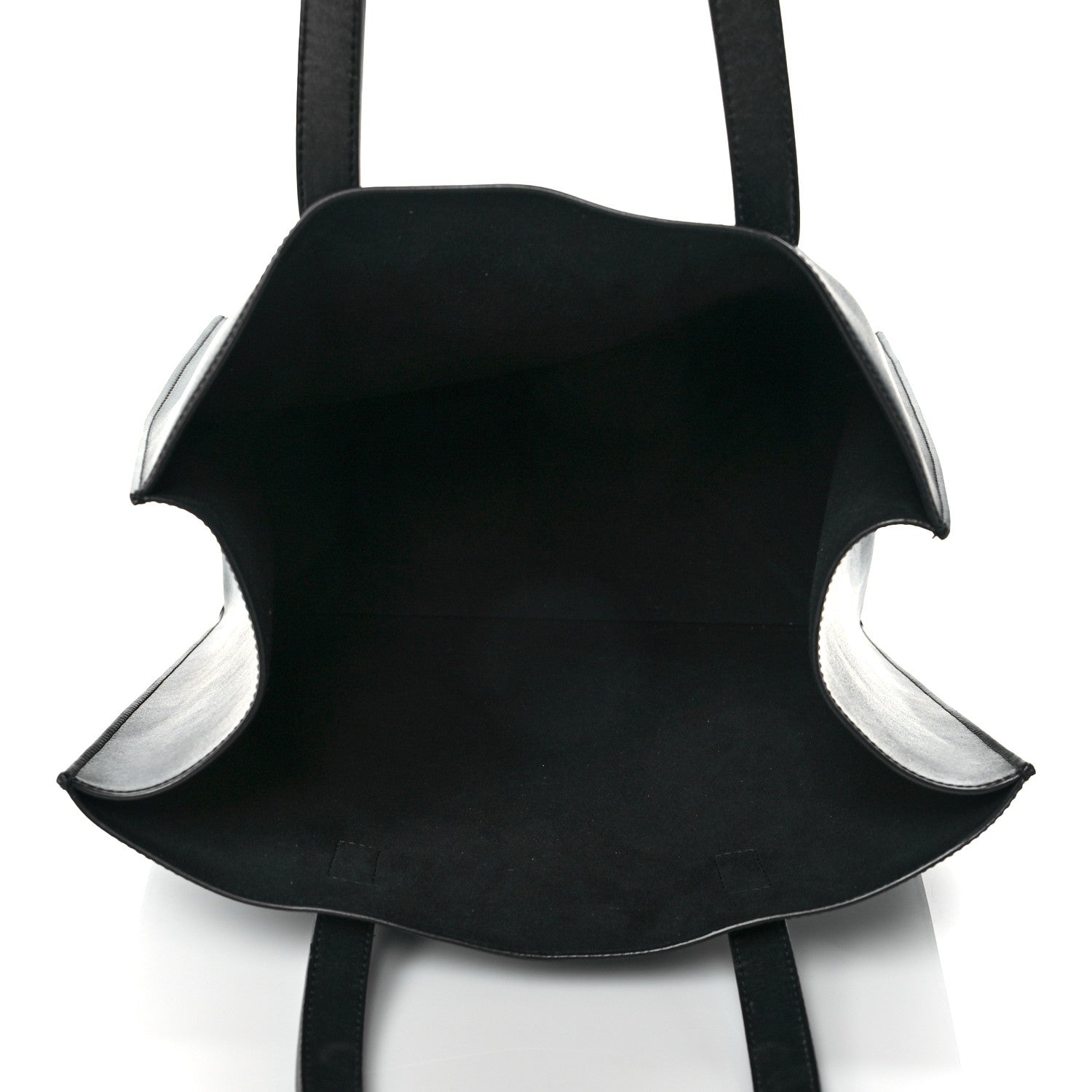 Givenchy Calfskin Logo Debossed Medium Shopper Tote Black 5 of 9