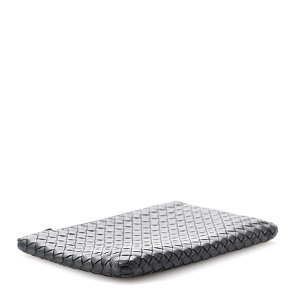 Bottega Veneta Nappa Intrecciato Flat Zip Pouch Black 4 of 12