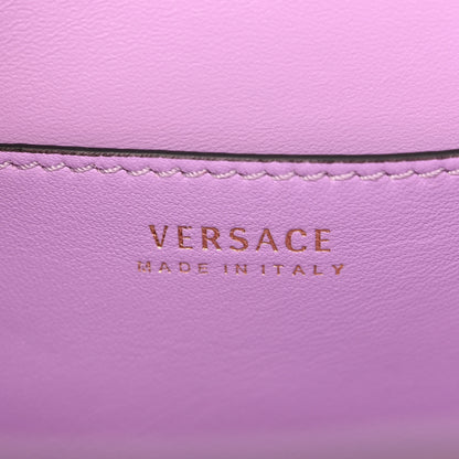 Versace Grained Calfskin Small La Medusa Top Handle Bag Red 6 of 9