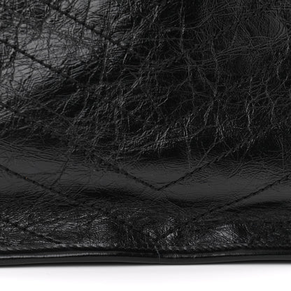 Saint Laurent Crinkled Calfskin Matelasse Monogram Medium Niki Chain Satchel Black 11 of 12