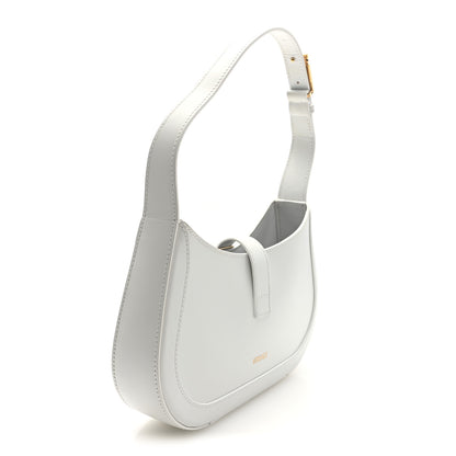 Versace Calfskin Small Greca Goddess Hobo White 3 of 9