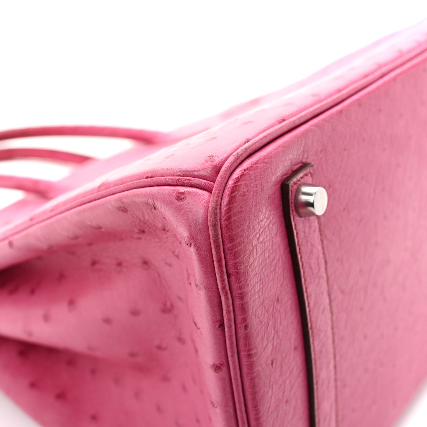 Ostrich Birkin 35 Fuchsia