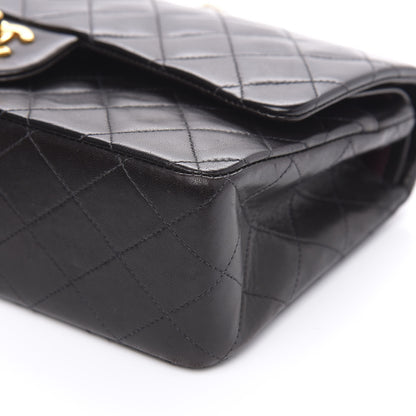 Chanel Lambskin Quilted Medium Double Flap Black 10 of 14