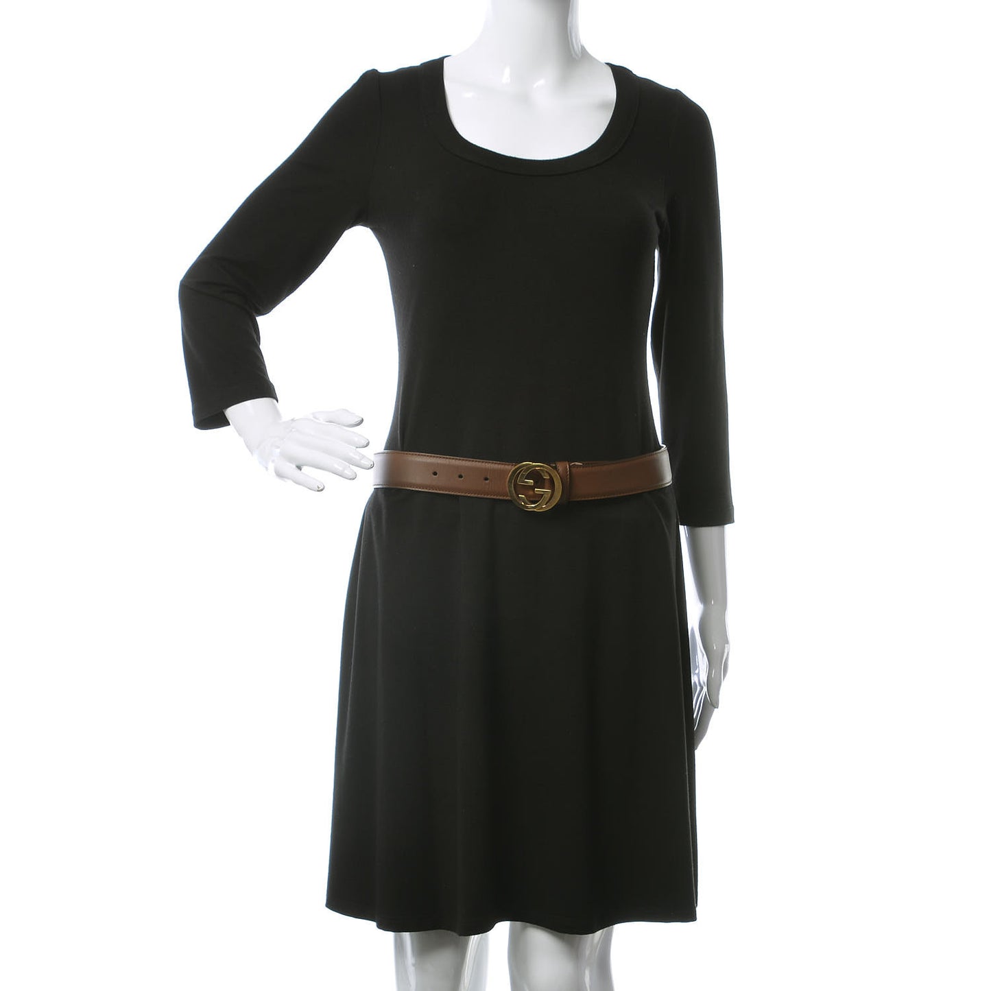 Calfskin Interlocking G 37mm Belt 80 32 Nut Brown
