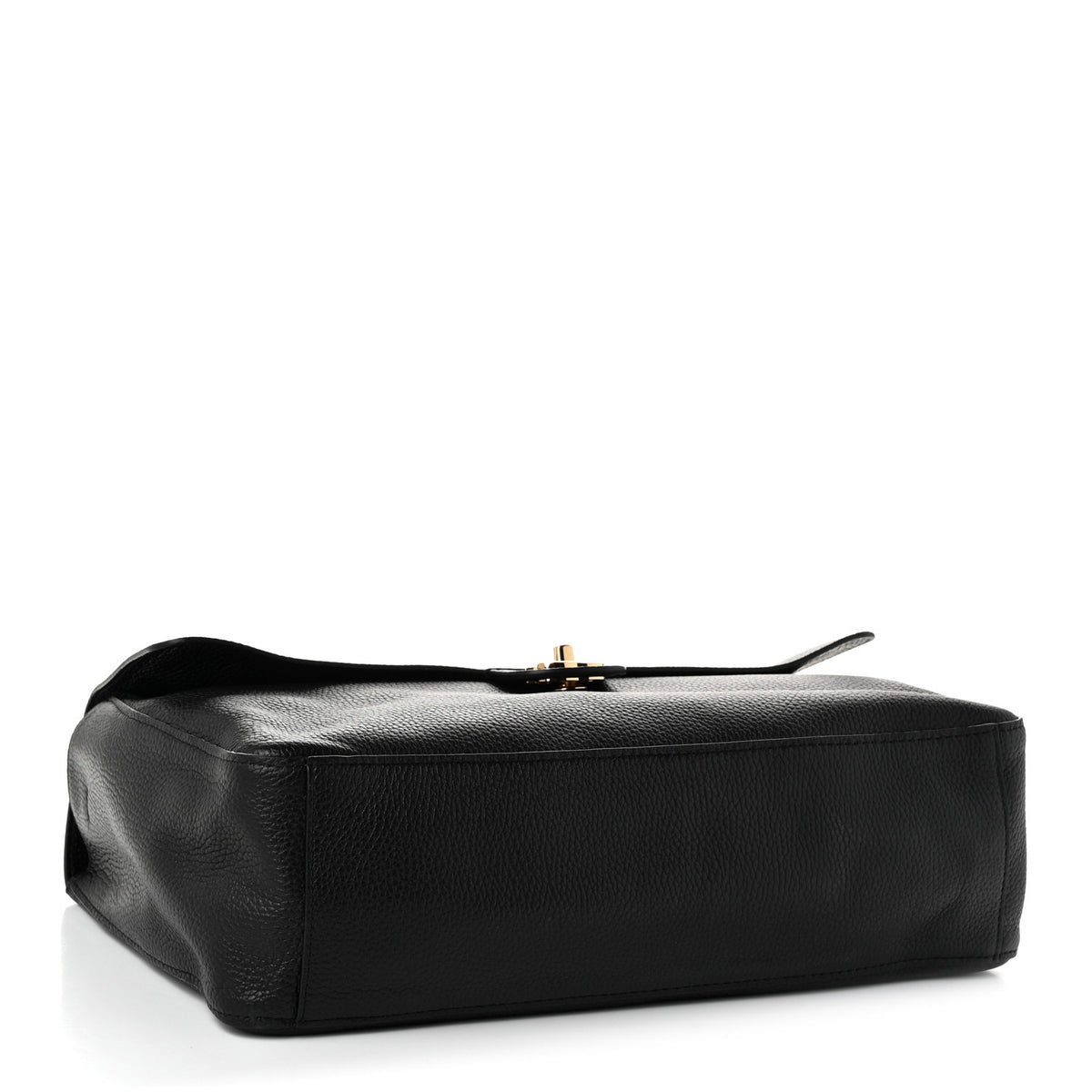 Grained Calfskin Souplissimo Maxi Flap Black