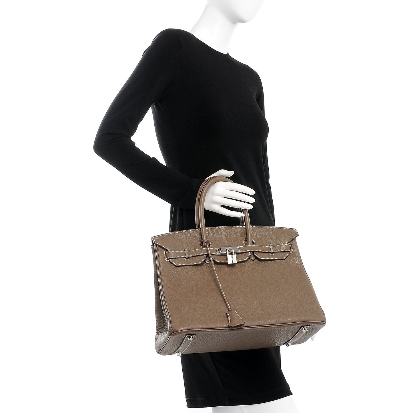 Taurillon Clemence Birkin 35 Etoupe