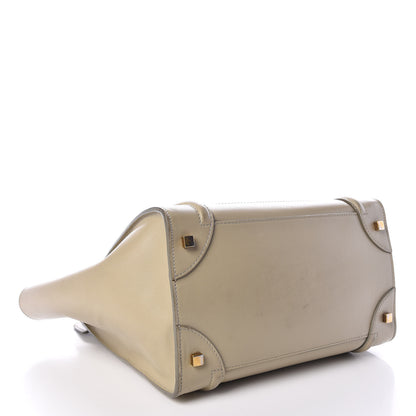 Celine Smooth Calfskin Mini Luggage Light Grey 4 of 31