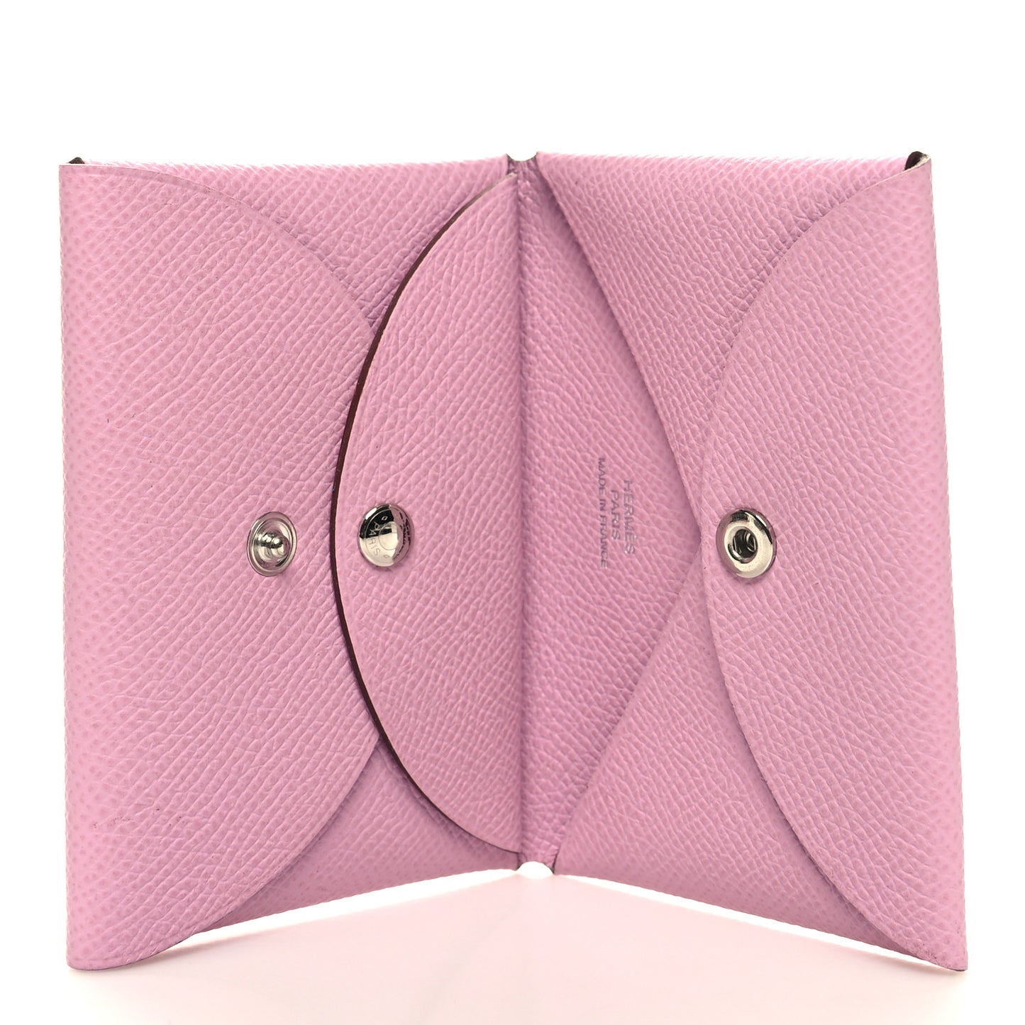 Epsom Calvi Duo Card Case Mauve Sylvestre
