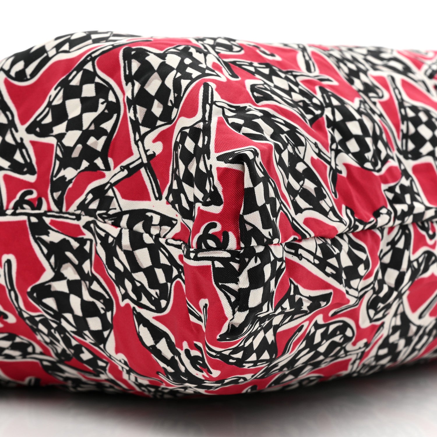 Chanel Caviar Fabric Quilted Foldable Tote With Chain Black Multicolor 15 of 15