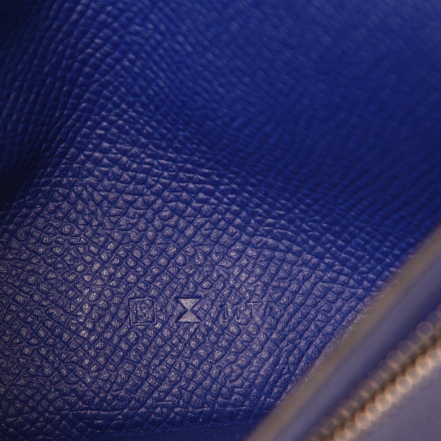 Epsom Bearn Gusset Wallet Bleu Electrique