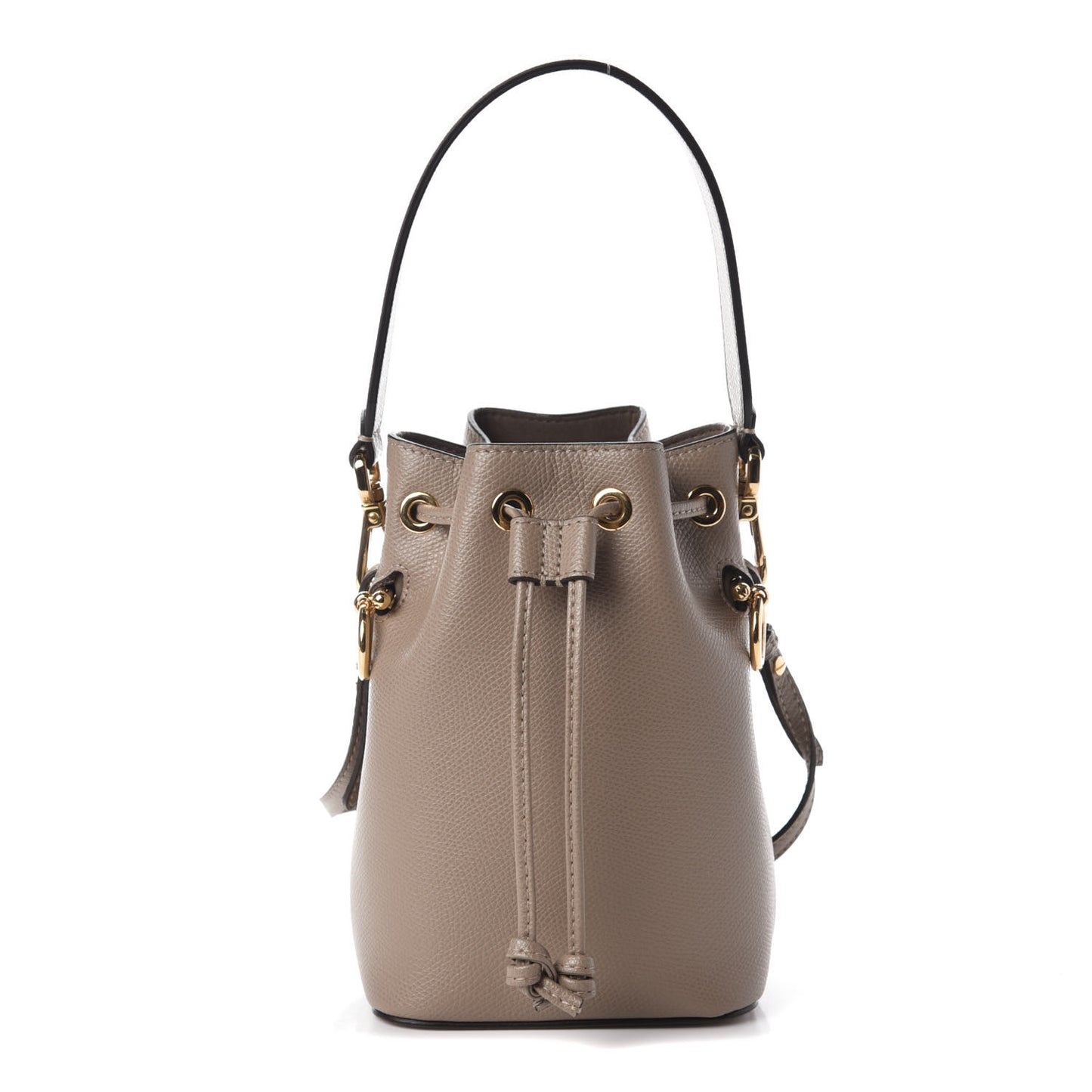 Vitello Cruise F is Fendi Mini Mon Tresor Bucket Bag Tortora