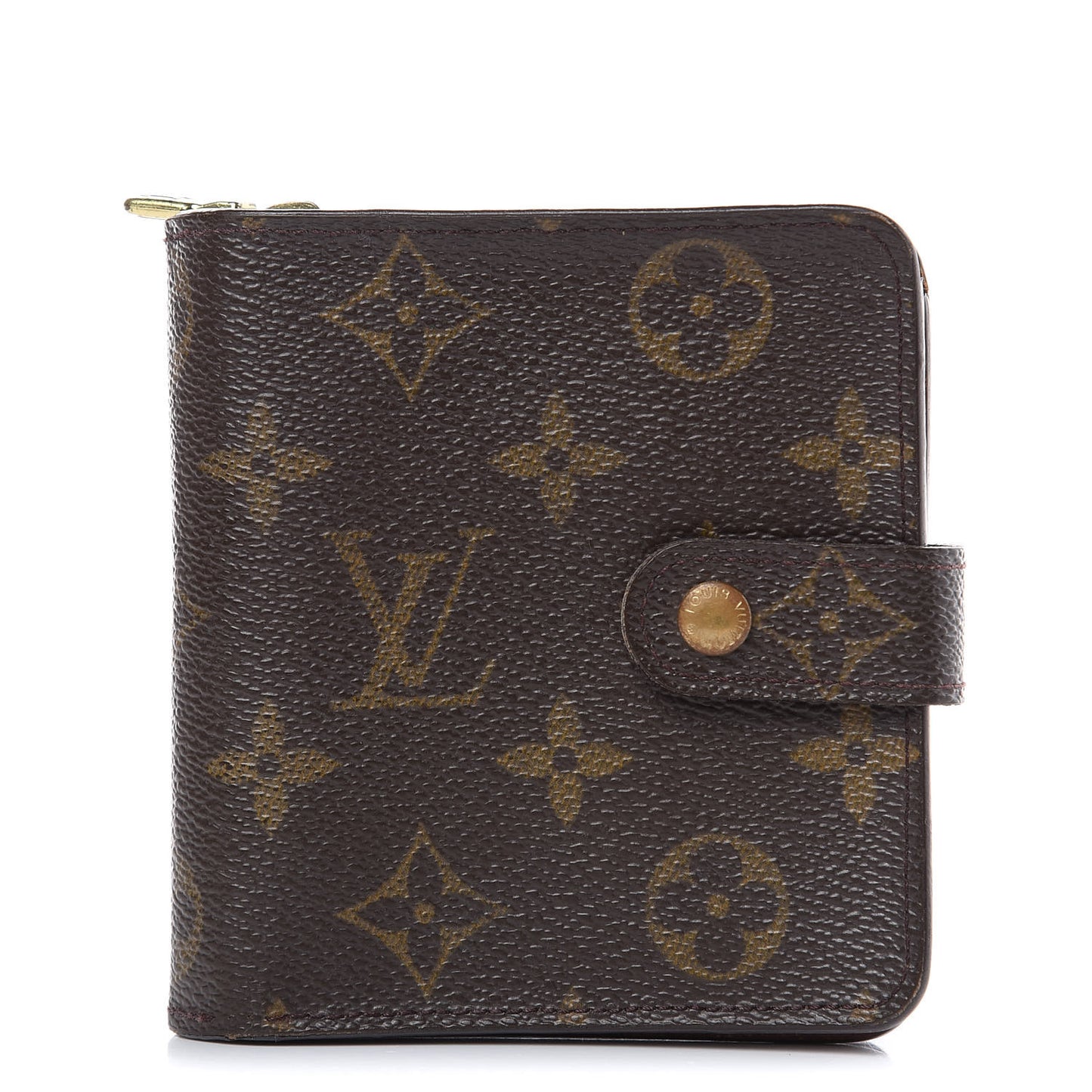 Monogram Compact Zippe Zipped Wallet
