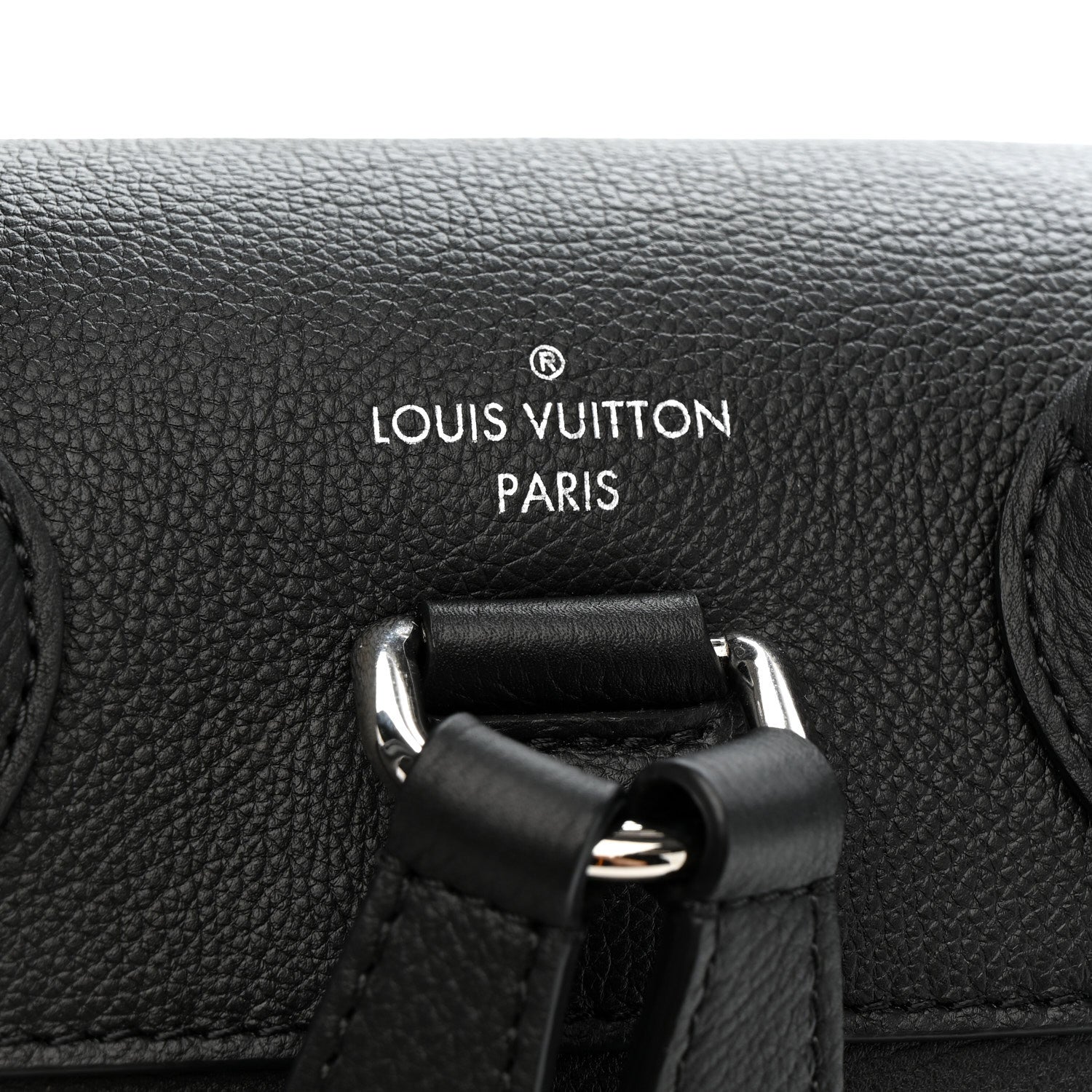 Louis Vuitton Calfskin Lockme Backpack Black 8 of 11