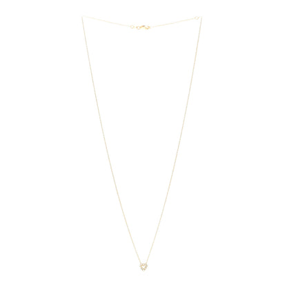 Roberto Coin 18K Yellow Gold Diamond Tiny Treasures Heart Pendant Necklace 3 of 4