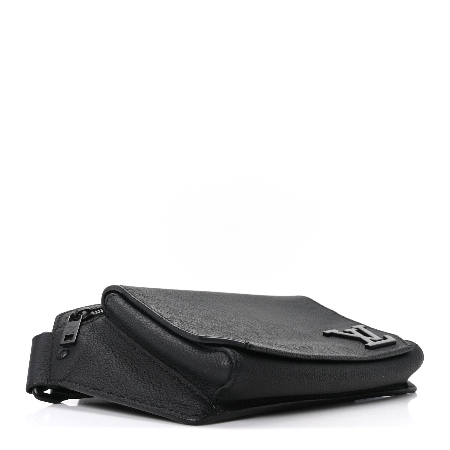 Louis Vuitton Grained Calfskin Aerogram Takeoff Sling Black 4 of 9