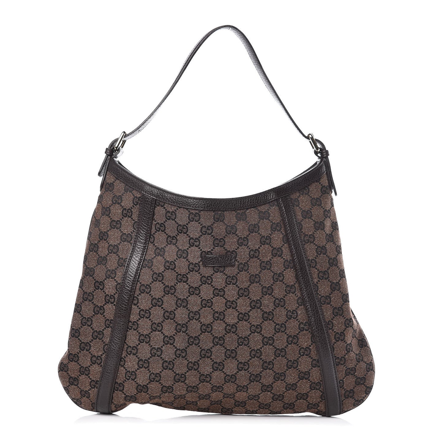 Monogram Hobo Dark Brown