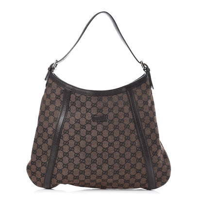 Gucci Monogram Hobo Dark Brown 1 of 9