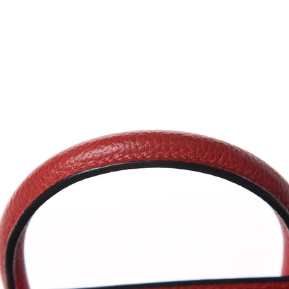 Celine Drummed Calfskin Nano Luggage Red 11 of 13