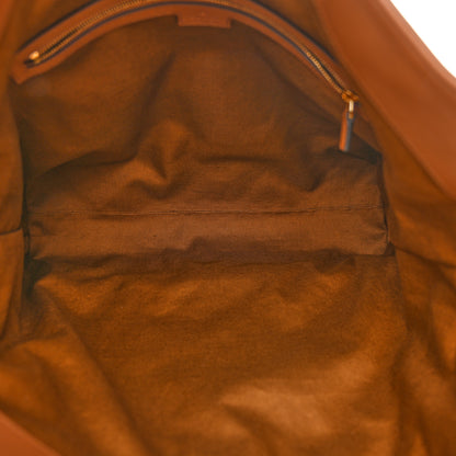 Gucci Calfskin Beatrix Horsebit Large Tote Bag Brown 5 of 10