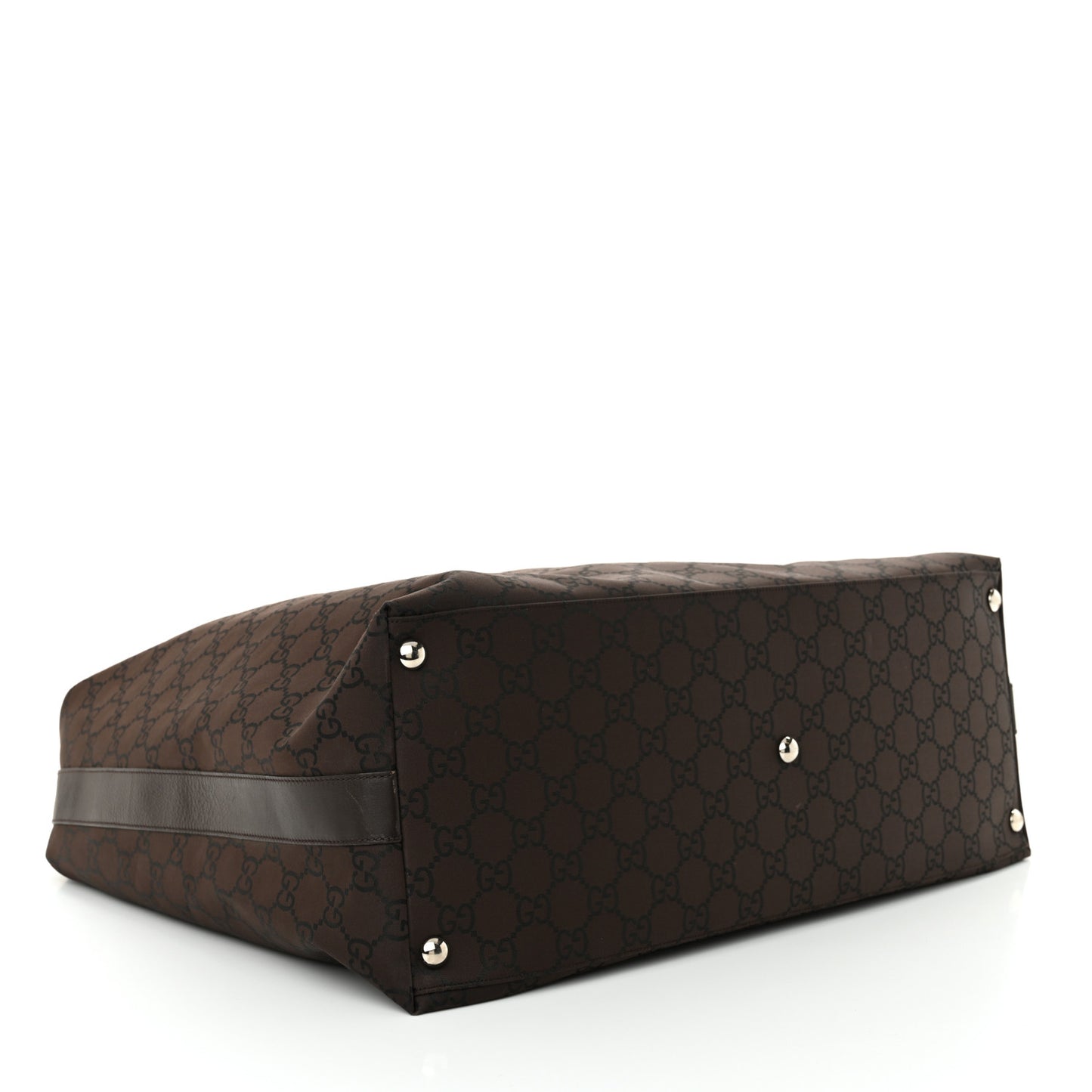 Nylon Monogram Extra Large Hobo Dark Brown