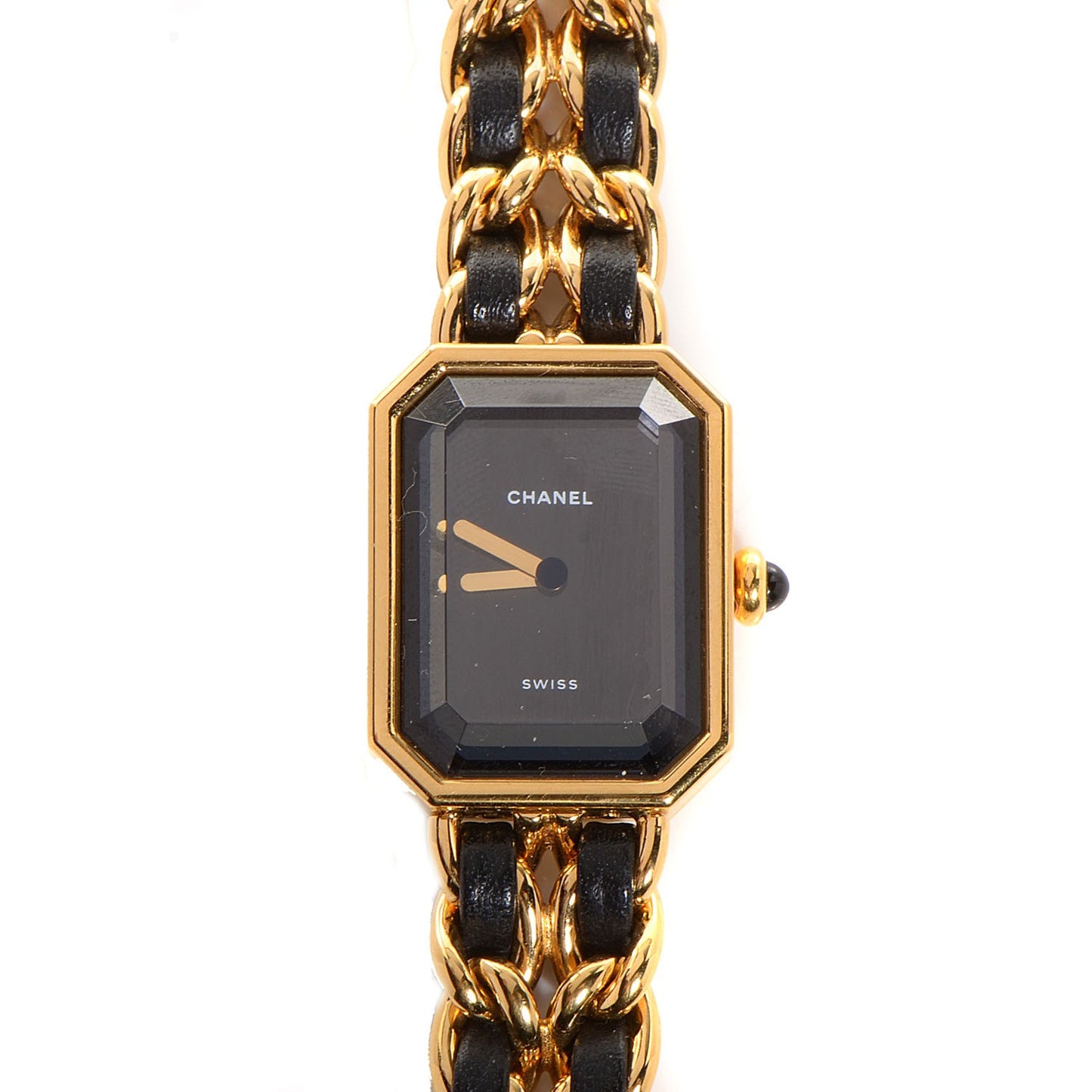 Stainless Steel Lambskin 20mm Chain Premiere Quartz Watch Gold M