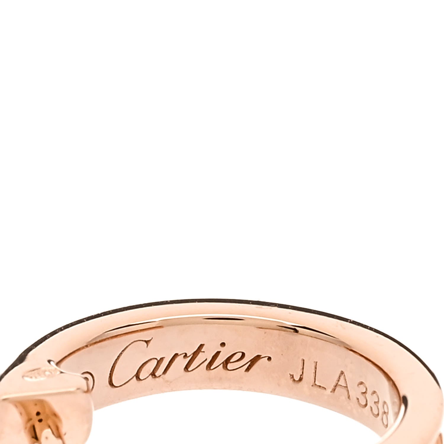 Cartier 18K Pink Gold Small LOVE Hoop Earrings 4 of 8