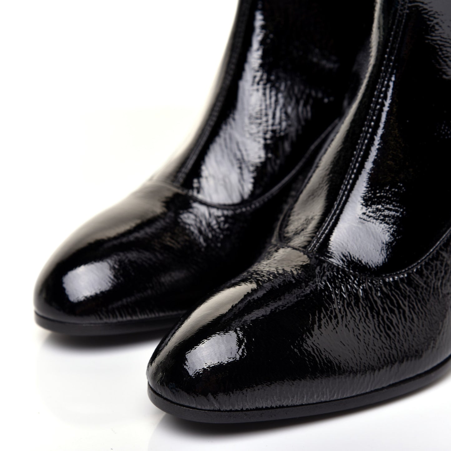 Patent Pryntil Over The Knee Boots 35.5 Black