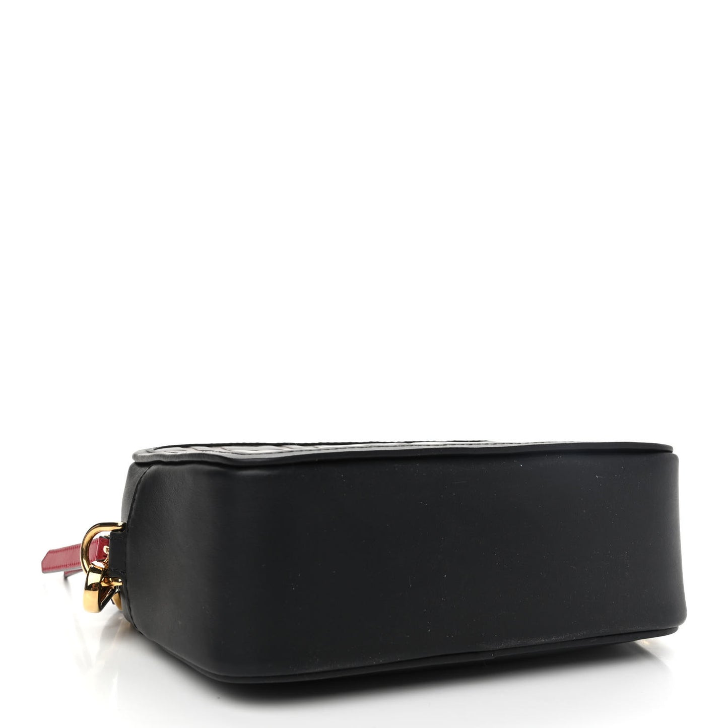 Vitello Century Bi-Color FF 1974 Embossed Mini Camera Case Maya Black