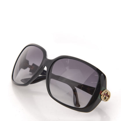 Gucci Web GG 3166/S Sunglasses Black 7 of 8