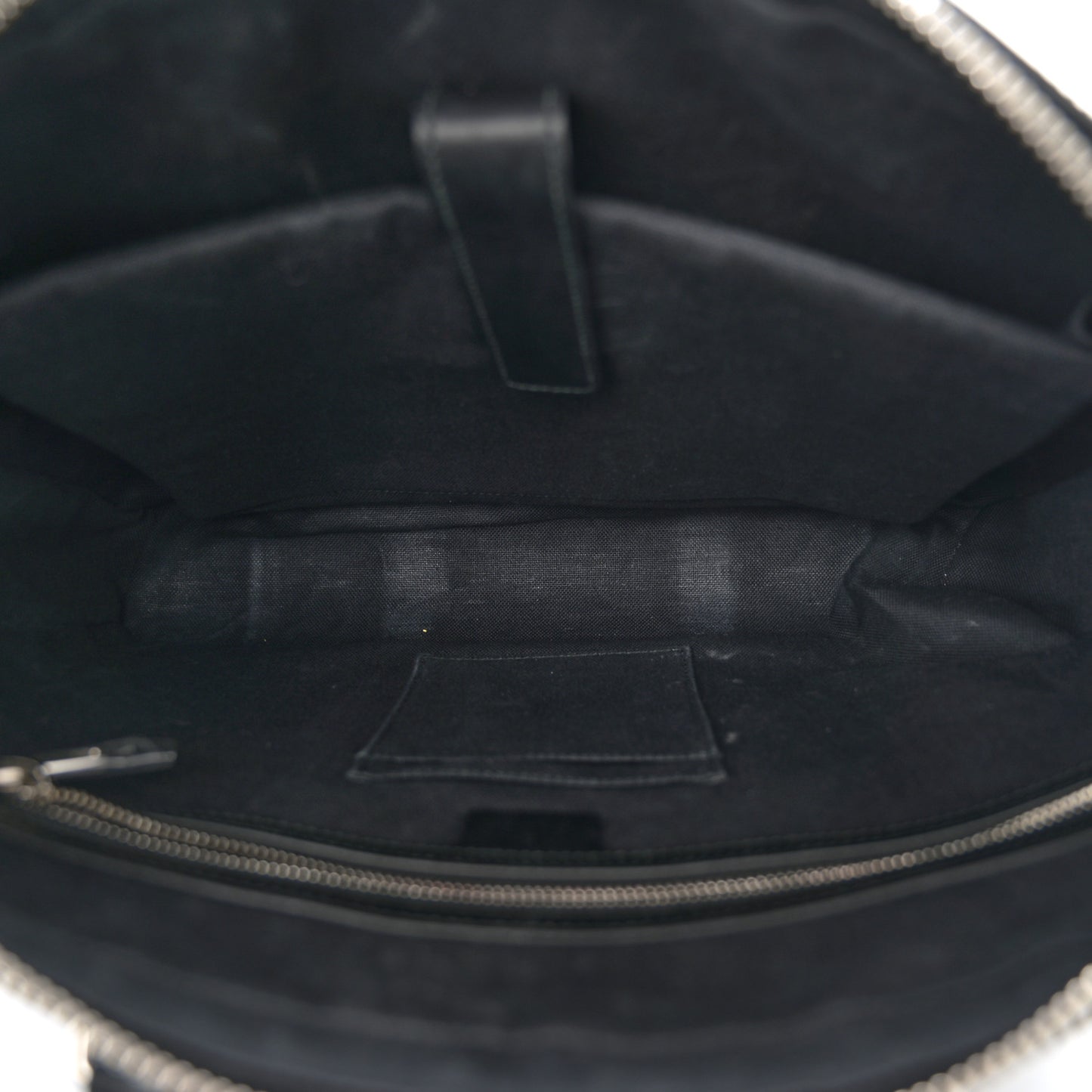 GG Supreme Monogram Appia Calfskin Web Briefcase Black
