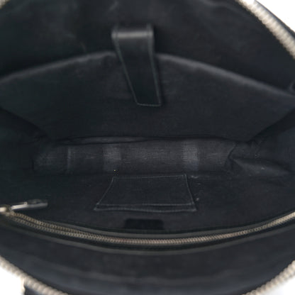 Gucci GG Supreme Monogram Appia Calfskin Web Briefcase Black 5 of 12