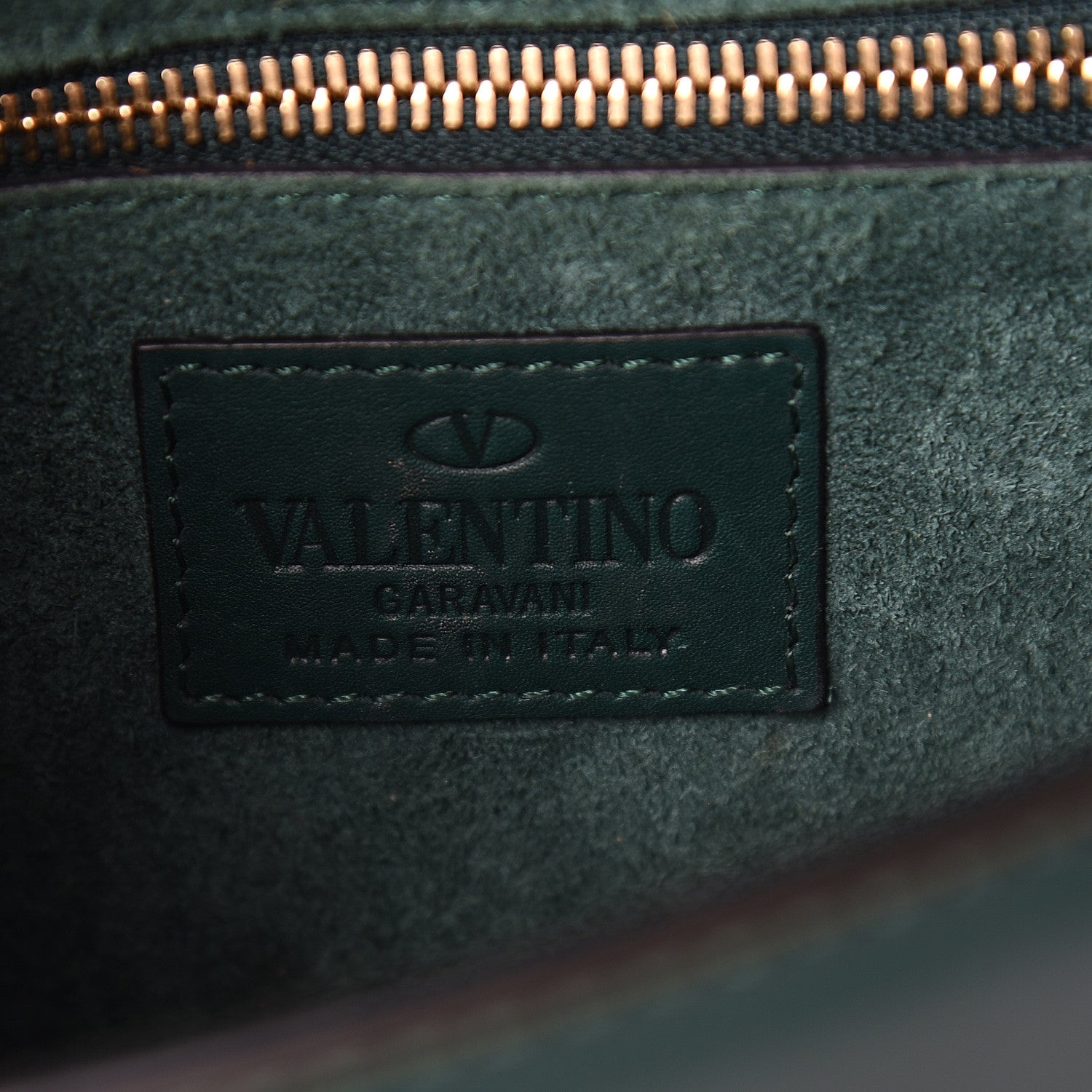 Valentino Garavani Vitello Small Glam Lock Rockstud Flap Light Emerald 5 of 8